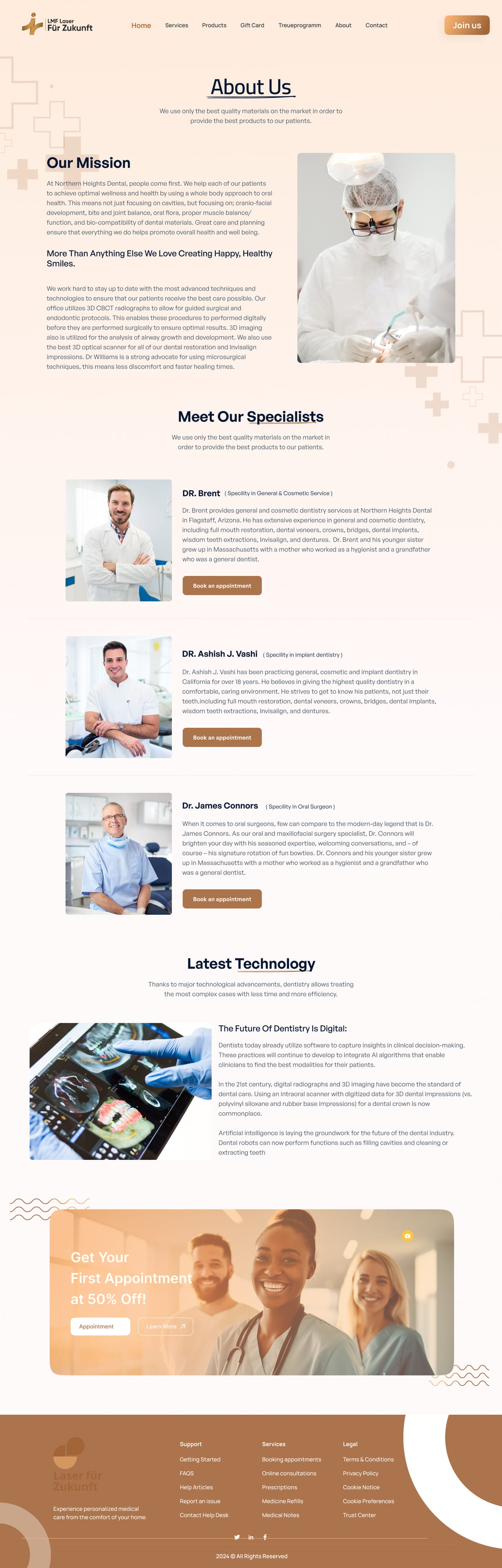 Laser Für Zukunft — الموقع — full page — 2