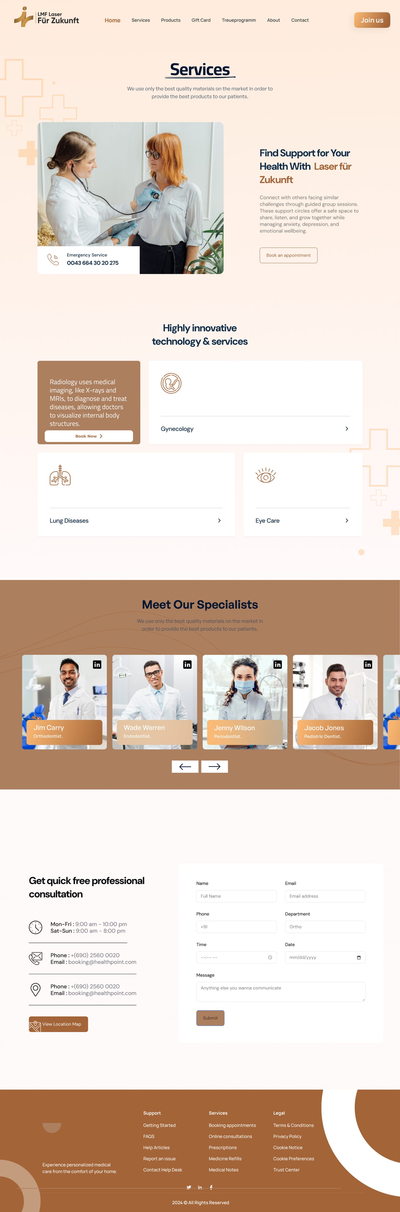 Laser Für Zukunft — الموقع — full page — 3